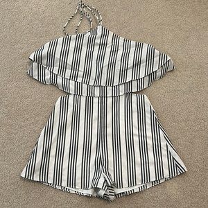 Super down side cut out romper